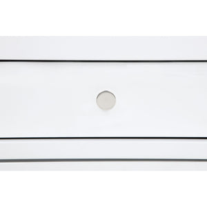 English Elm Robinson Queen Bedroom Set with Upholstered Headboard in Modern White Finish B062S02112
