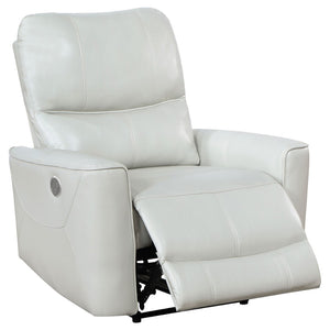 English Elm Amberly Power Reclining Sofa Set with Leatherette Tufted Upholstery for Living Rooms B062S02117