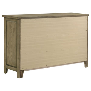 English Elm Pelton Vineyard Oak King Bedroom Set with Storage Bed Dresser Chest and Nightstand B062S02128
