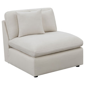 English Elm Greeley Four Piece Modular Sectional with Ottoman in Performance Fabric for Living Rooms B062S02139