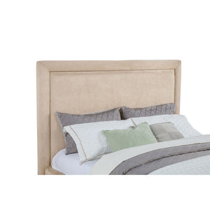 English Elm Brandon Tall Panel Upholstered Eastern King Platform Bed Warm Fabric Low Profile B062S02162