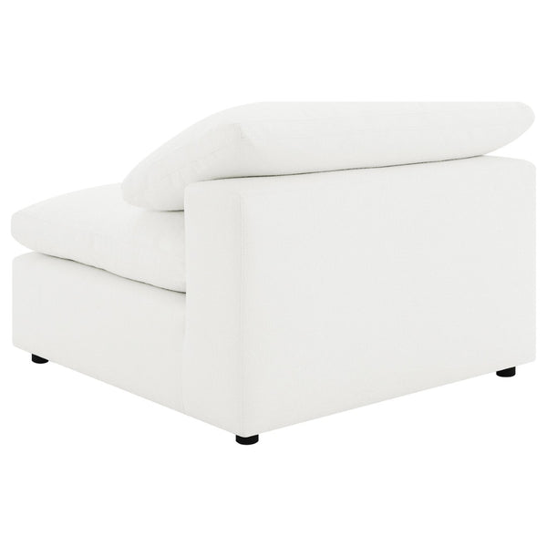 English Elm Segoura Boucle L-shaped Modular Sectional Five Piece Low Profile Living Room Sofa B062S02289