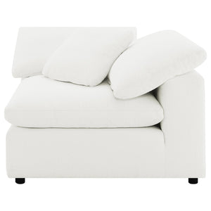 English Elm Segoura Boucle L-shaped Modular Sectional Five Piece Low Profile Living Room Sofa B062S02289