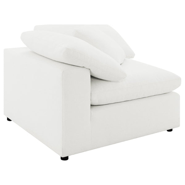 English Elm Segoura Boucle L-shaped Modular Sectional Five Piece Low Profile Living Room Sofa B062S02289