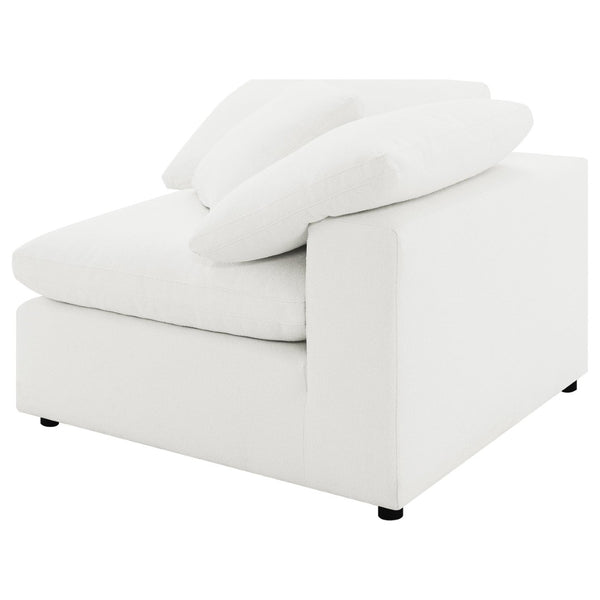 English Elm Segoura Boucle L-shaped Modular Sectional Five Piece Low Profile Living Room Sofa B062S02289