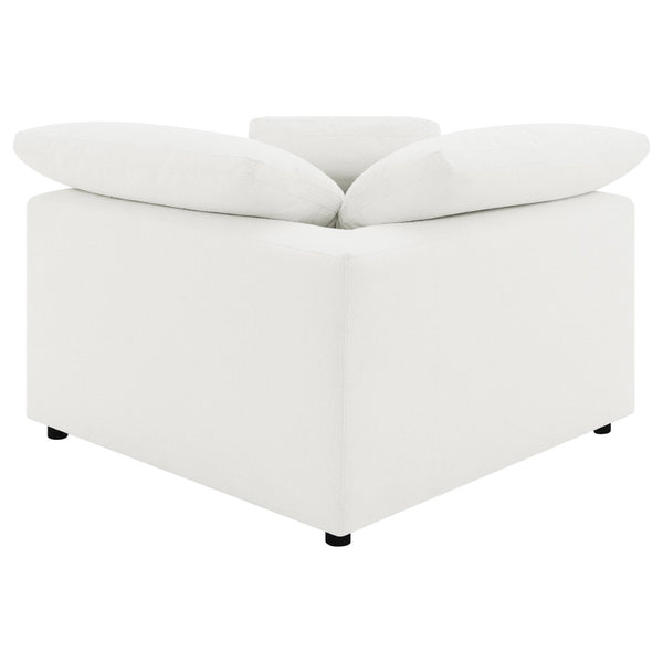 English Elm Segoura Boucle L-shaped Modular Sectional Five Piece Low Profile Living Room Sofa B062S02289