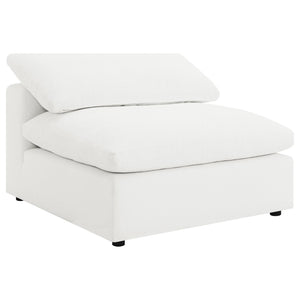 English Elm Segoura Boucle L-shaped Modular Sectional Five Piece Low Profile Living Room Sofa B062S02289