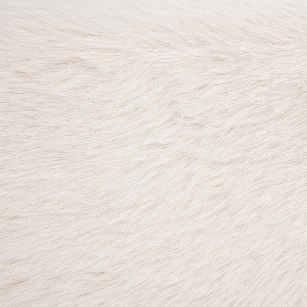 English Elm Brewer Faux Fur Upholstered Queen Bed Plush Padded Headboard Contemporary Bedroom B062S02292