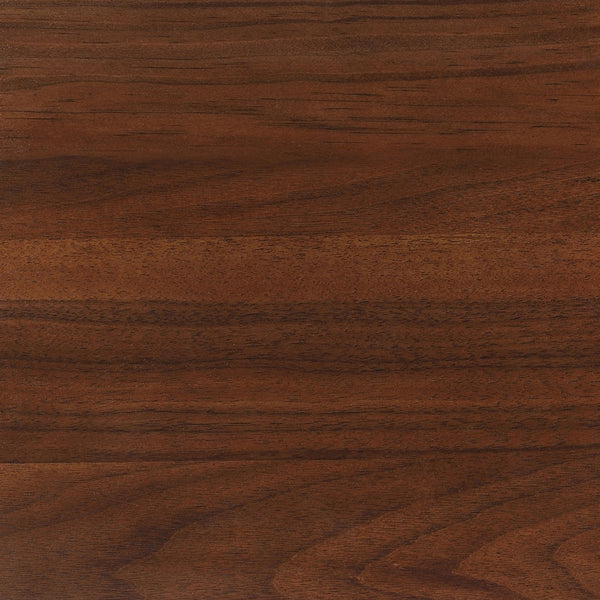 English Elm Winston Mid-century Six Drawer Dresser with Framed Mirror Walnut Veneer Bedroom Suite Dark Walnut B062S02298