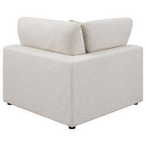 English Elm Dulcy Five Piece Modular Sectional with Linen Blend Fabric for Open Living Spaces B062S02321