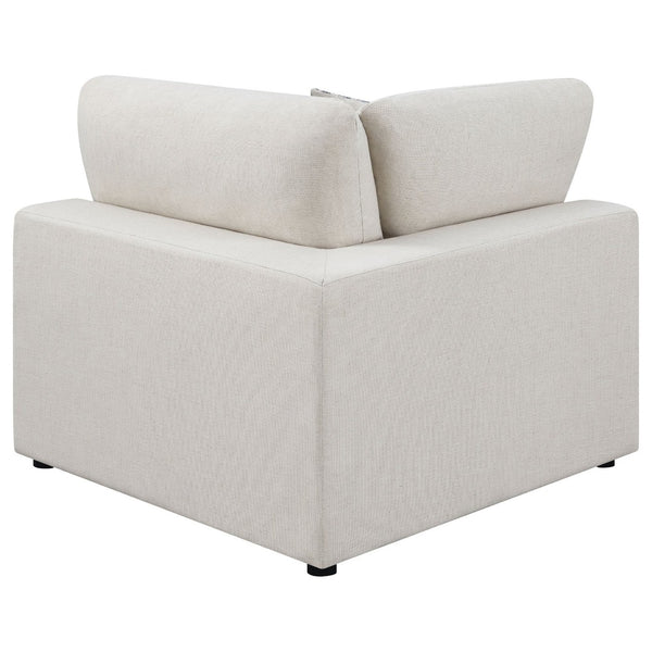 English Elm Dulcy Five Piece Modular Sectional with Linen Blend Fabric for Open Living Spaces B062S02321