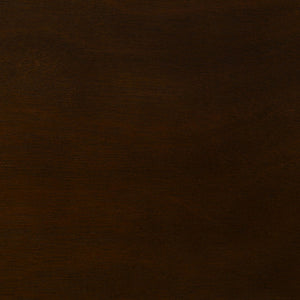 English Elm Cappuccino Six Drawer Dresser and Mirror Set with Wood Grain Detail for Bedroom B062S02358