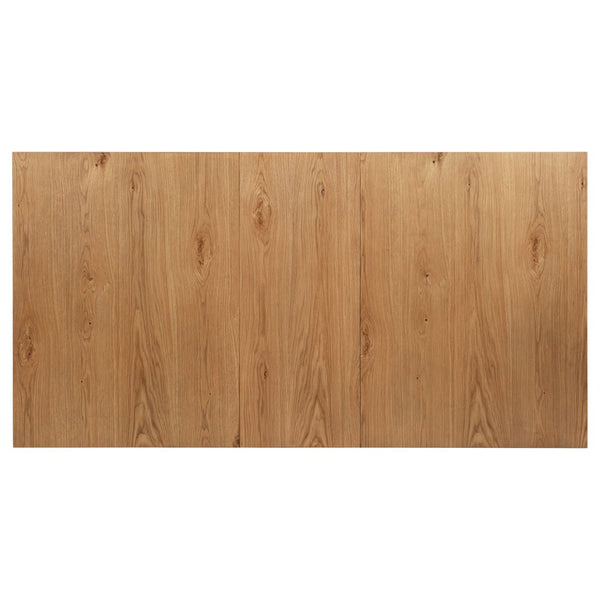 English Elm Natural Oak Veneer Extendable Dining Set with Spindle Chairs and Bench Seats Six B062S02396