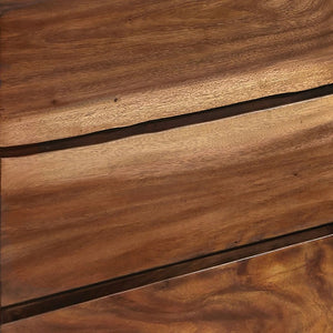 English Elm Beverly Six Drawer Dresser with Walnut Mirror Dovetail Joinery Organic Modern Bedroom B062S02422