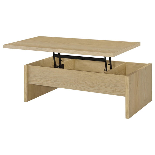 English Elm Parker Light Oak Lift Top Coffee Table Set Modern Farmhouse Living Room Duo B062S02471