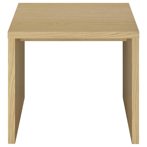 English Elm Parker Three Piece Living Room Set with Lift Top Storage and Light Oak Finish B062S02472