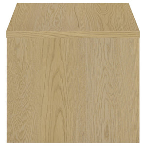 English Elm Parker Three Piece Living Room Set with Lift Top Storage and Light Oak Finish B062S02472