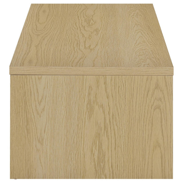 English Elm Parker Three Piece Living Room Set with Lift Top Storage and Light Oak Finish B062S02472