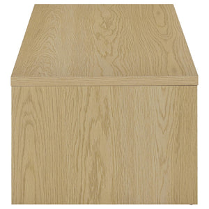English Elm Parker Three Piece Living Room Set with Lift Top Storage and Light Oak Finish B062S02472