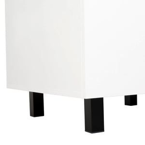English Elm White Laundry Room Sink Base and Wall Cabinet Set for Organized Utility Spaces Utility Sink Cabinet with Wall Storage B062S02550