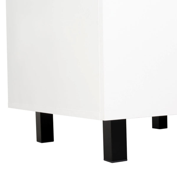 English Elm White Laundry Room Sink Base and Wall Cabinet Set for Organized Utility Spaces Utility Sink Cabinet with Wall Storage B062S02550