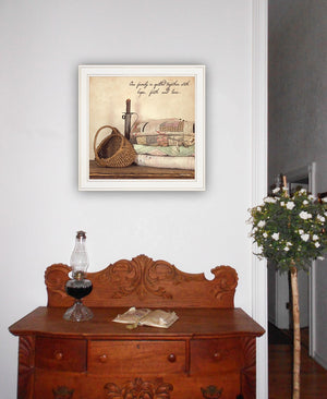 English Elm "quilted Together" Susie Boyer Framed Art Print White Gallery Wall Farmhouse Decor B06788509