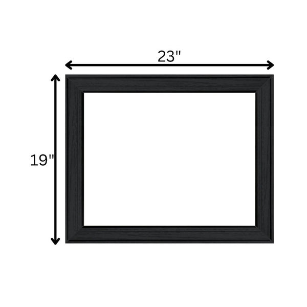 English Elm Chase and Molly Framed Wall Art by John Rossini Matte Black Wood Ready to Hang B06788646