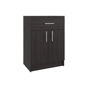 English Elm Mayorca Freestanding Pantry Cabinet with Drawer and Shelves for Compact Kitchen Storage B070P500676