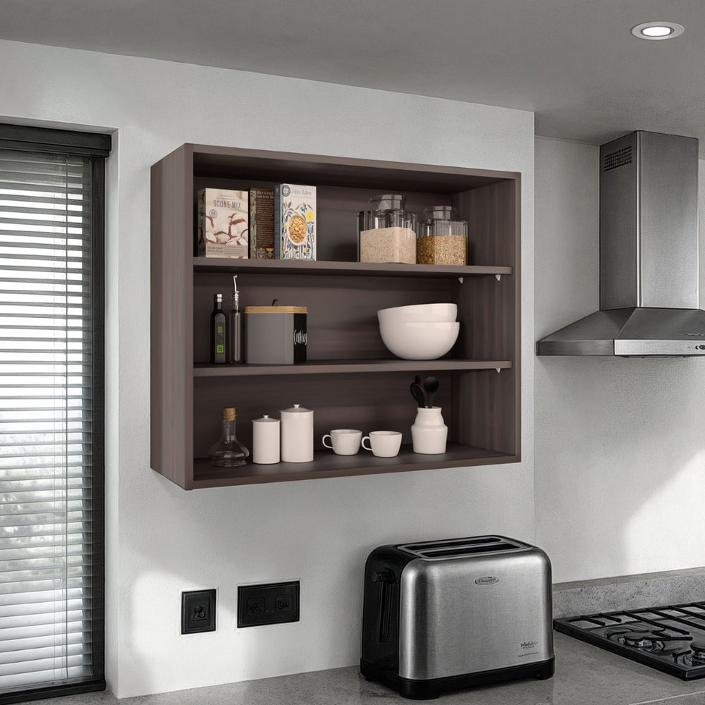 English Elm Wally Modern Open Cube Wall Shelf Three Tier Grid Storage for Office or Bedroom B070P505500