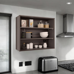 English Elm Wally Modern Open Cube Wall Shelf Three Tier Grid Storage for Office or Bedroom B070P505500