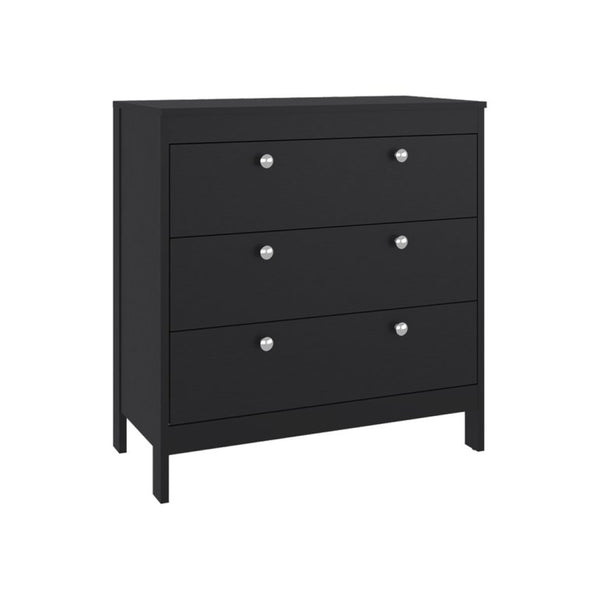 English Elm Newcastle Wengue Finish Contemporary Dresser Slim Profile Bedroom Storage Cabinet Dark Brown B070P505501