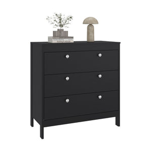 English Elm Newcastle Wengue Finish Contemporary Dresser Slim Profile Bedroom Storage Cabinet Dark Brown B070P505501