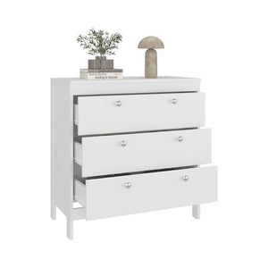 English Elm Newcastle Wengue Finish Contemporary Dresser Slim Profile Bedroom Storage Cabinet White B070P505502