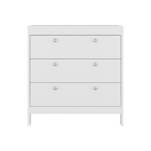 English Elm Newcastle Wengue Finish Contemporary Dresser Slim Profile Bedroom Storage Cabinet White B070P505502