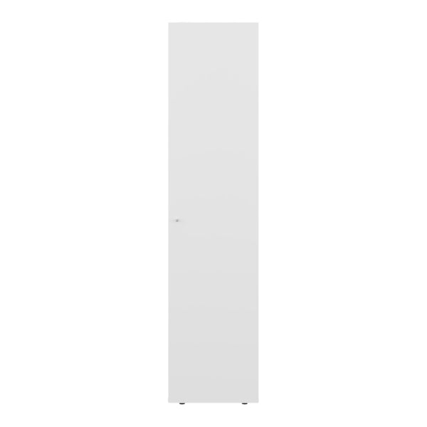 English Elm Home Linen Slim Vertical Cabinet with Concealed Door and Four Shelves for Organized Living B070P505503