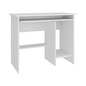 English Elm Hartland White Writing Desk with Spacious Surface for Modern Home Office Study B070P505510