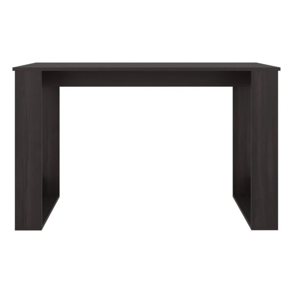 English Elm Oviedo Open Frame Writing Desk Dark Walnut Finish Compact Modern Home Office Worksurface B070P543541