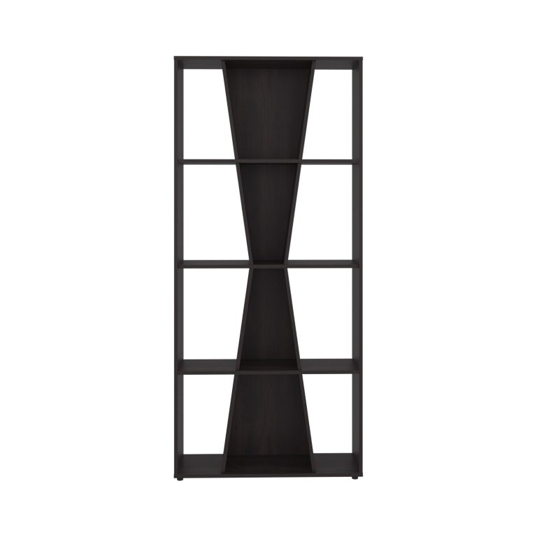 English Elm Vahugan 12 Shelf Tall Bookcase Engineered Wood Open Display Unit for Modern Homes B070P596414