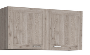 English Elm Zurich Open Shelf Cabinet Set Low Profile Storage for Living Room or Entryway B070S00189