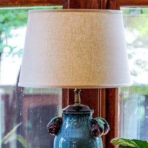 English Elm Slant Modified Empire Linen Hardback Shade Warm Beige Washer Fitter for Table Lamps B075101403