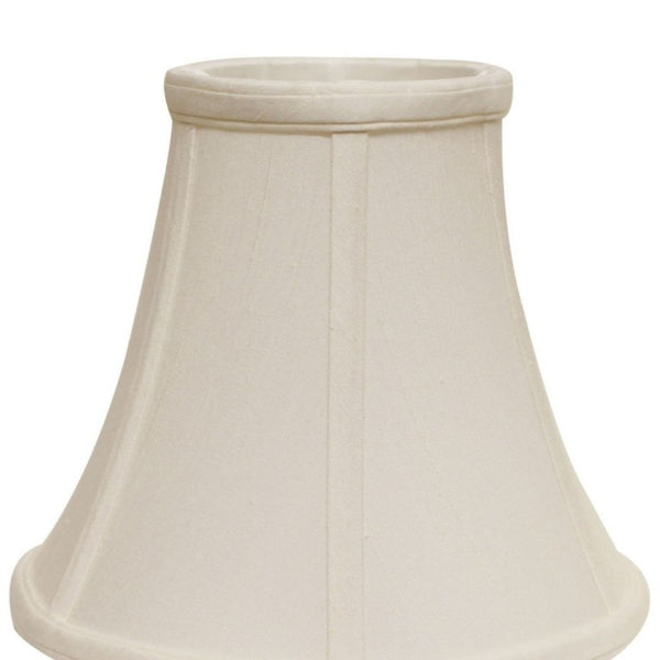 English Elm Slant Bell Shantung Fabric Lampshade Washer Fitter Warm Ambient Glow for Table Lamps B075101465