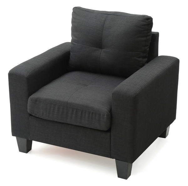 English Elm Elegant Track Arm Club Chair Structured Comfort for Reading Nooks and Living Rooms B078108280