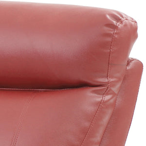 English Elm Ward Faux Leather Wedge Sectional Piece Bold Accent Seat for Modern Living Rooms B078P301548