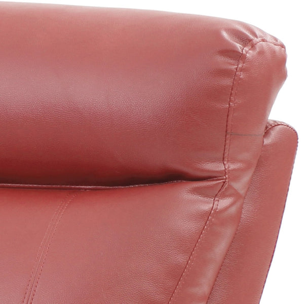 English Elm Ward Faux Leather Wedge Sectional Piece Bold Accent Seat for Modern Living Rooms B078P301548