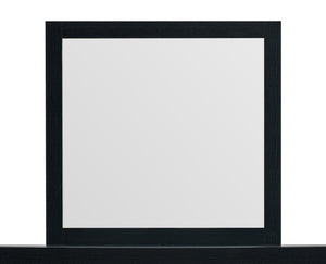 English Elm Plano Wood Grain Framed Wall Mirror with Low Distortion Glass for Bedroom Decor Black B078P498691
