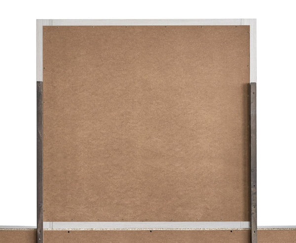 English Elm Plano Wood Grain Framed Wall Mirror with Low Distortion Glass for Bedroom Decor Beige B078P498699