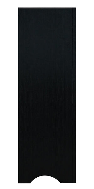 English Elm Rustica Five Drawer Tall Chest Matte Black Finish Modern Bedroom Storage Cabinet B078P498704