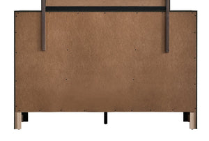 English Elm Rustica Six Drawer Matte Black Dresser with Dovetail Joinery for Modern Bedrooms B078P498705