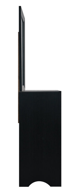 English Elm Rustica Six Drawer Matte Black Dresser with Dovetail Joinery for Modern Bedrooms B078P498705
