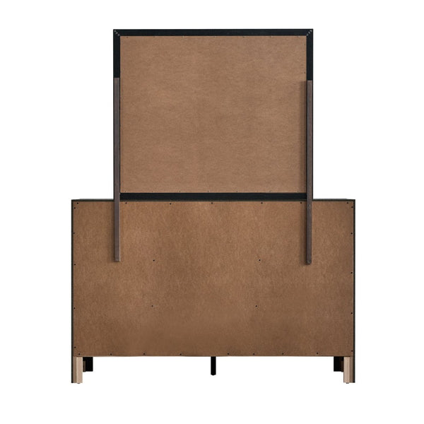 English Elm Rustica Six Drawer Matte Black Dresser with Dovetail Joinery for Modern Bedrooms B078P498705